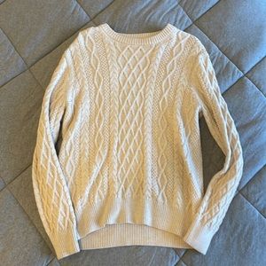 JCrew Cable-knit Sweater